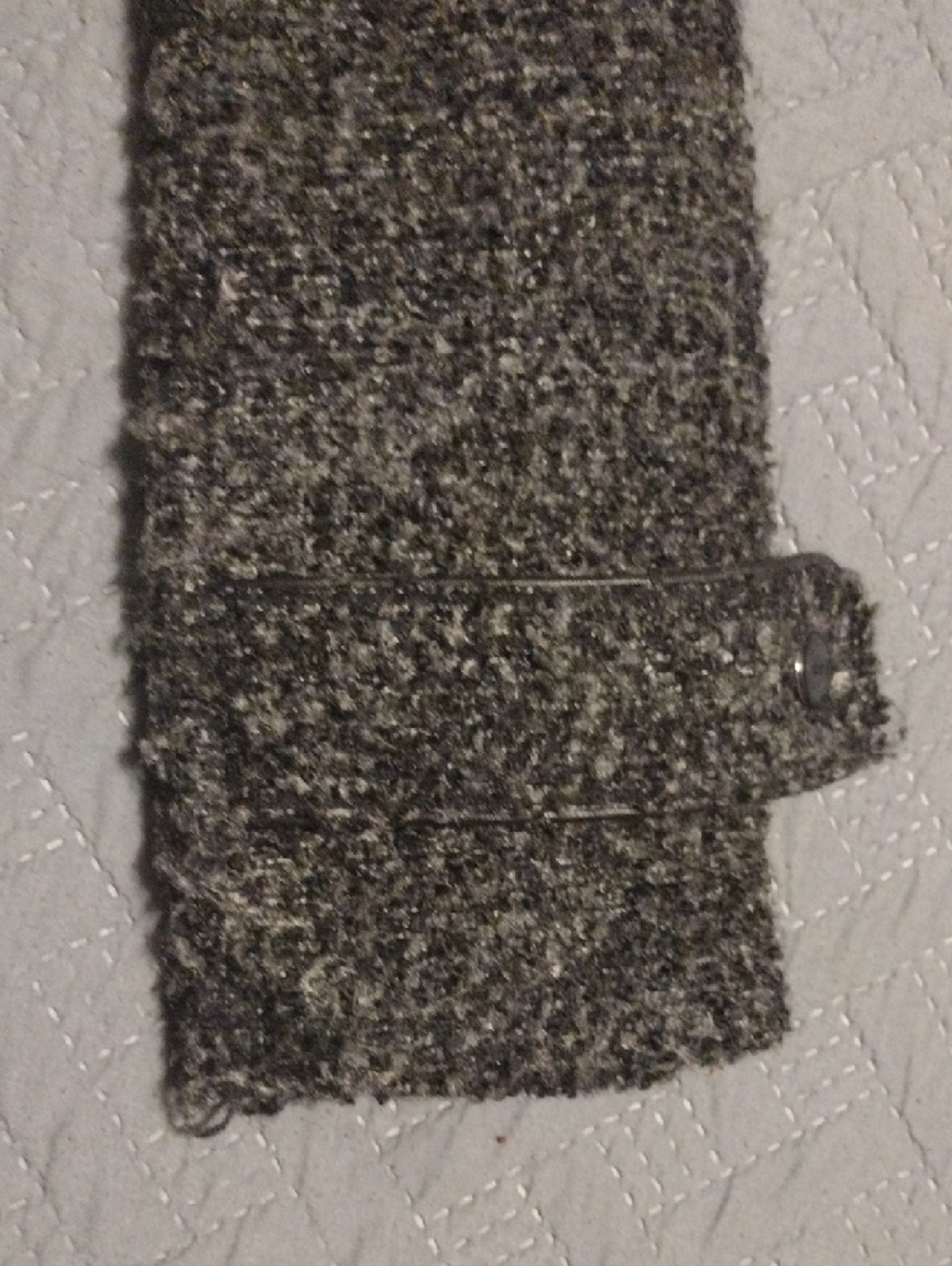 Steve Madden Gray Tweed Double-Breasted Peacoat - Picture 6 of 14